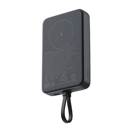 XIAOMI 33W MAGNETIC POWERBANK 10000MAH W/ INTEGRATED CABLE (USB-C) DARK GRAY