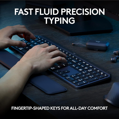 LOGITECH MX KEYS S WIRELESS ILLUMINATED KEYBOARD (GRAPHITE)