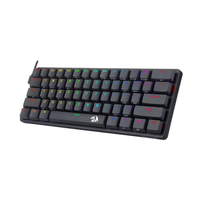 REDRAGON ELISE PRO RGB TRI-MODE 60-KEY MECHANICAL GAMING KEYBOARD (RED SWTCH/SWAPPBL)