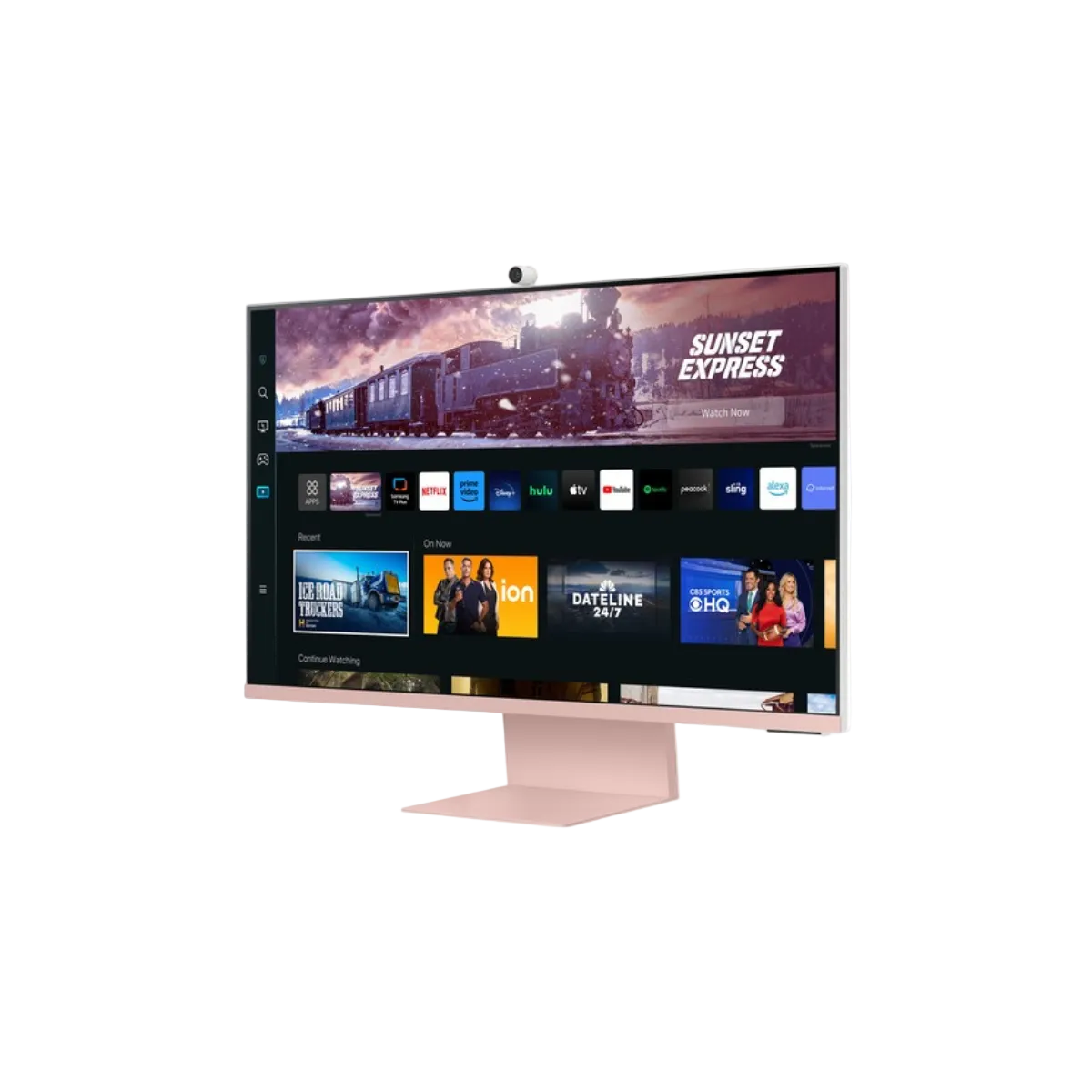 SAMSUNG M8 LS32CM80PUEXXP 32" 4K SMART MONITOR W/ SPKR WLMNT (SUNSET PINK)