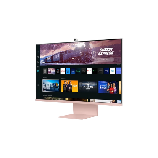 SAMSUNG M8 LS32CM80PUEXXP 32" 4K SMART MONITOR W/ SPKR WLMNT (SUNSET PINK)