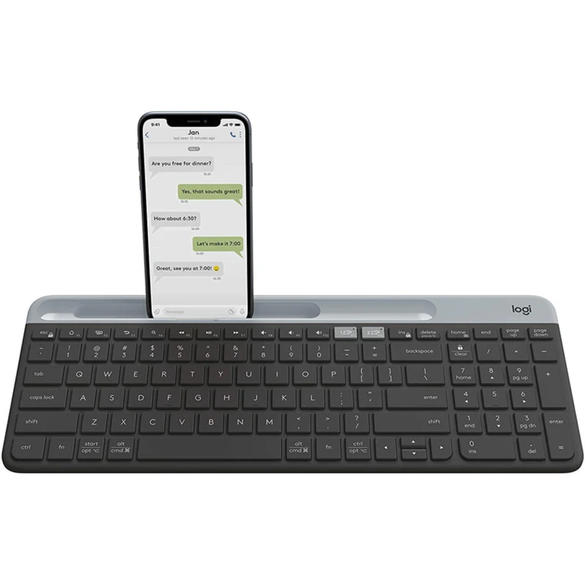 LOGITECH BLUETOOTH/WIRELESS MULTI-DEVICE KEYBOARD K580