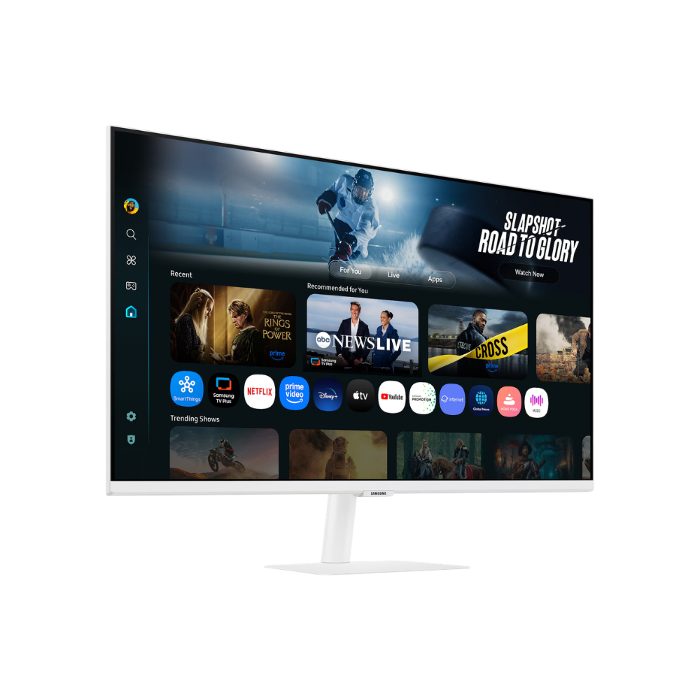 SAMSUNG M7 LS32FM701UEXXP 32" 4K UHD LED SMART MONITOR W/ SPKR WLMNT (2XHDMI, TYPE-C) WHITE