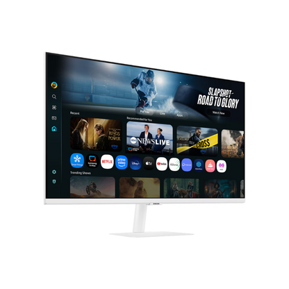 SAMSUNG M7 LS32FM701UEXXP 32" 4K UHD LED SMART MONITOR W/ SPKR WLMNT (2XHDMI, TYPE-C) WHITE