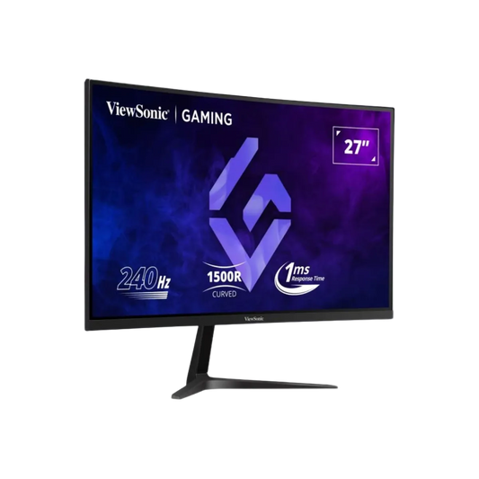 VIEWSONIC VX2719-PC-MHD 27" LED FHD CURVED GAMING MONITOR 240HZ W/ SPKR WLMNT (2XHDMI, DP)