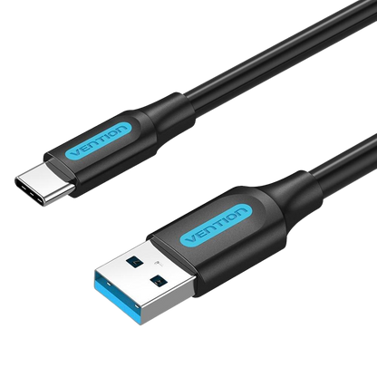 VENTION USB-A 3.0 (M) TO USB-C (M) CABLE (1M) BLACK