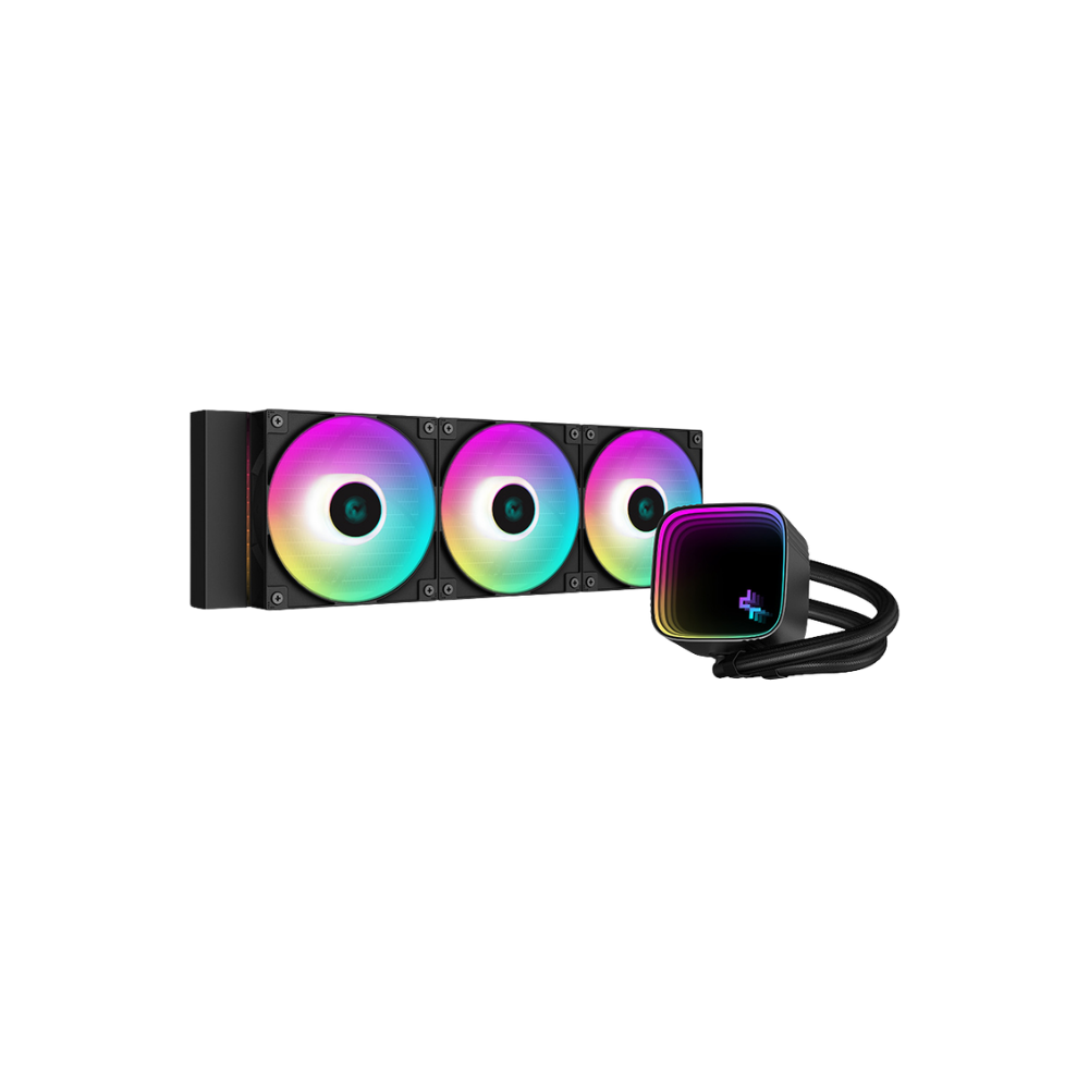 DEEPCOOL LS720 SE 360MM AIO ARGB LIQUID CPU COOLER (BLACK)
