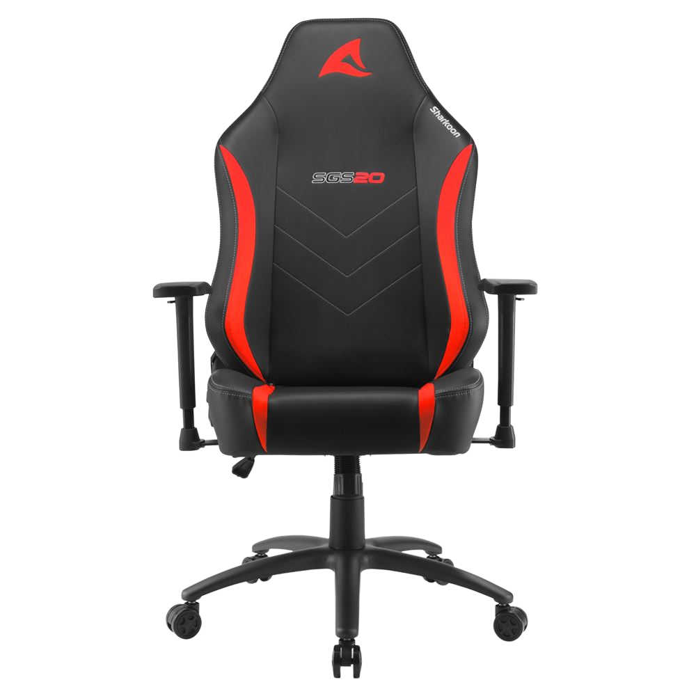 SHARKOON SKILLER SGS20 FABRIC GAMING CHAIR (RED)