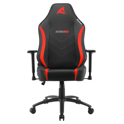 SHARKOON SKILLER SGS20 FABRIC GAMING CHAIR (RED)