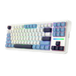 REDRAGON ANTONIUM PRO TKL RGB 87-KEY TRI-MODE MECHANICAL KEYBOARD (LINEAR SWITCH/SWAPPBL) WHITE BLUE