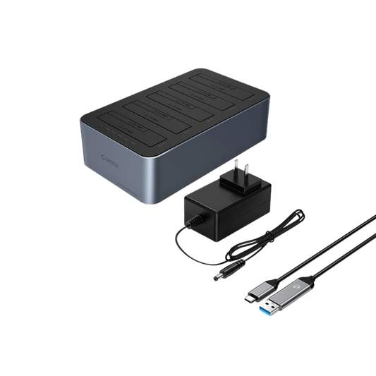 ORICO 5BAY 2.5"/3.5" SATA HDD DOCKING STATION ALUMINUM 6656-C3 (GRAY)