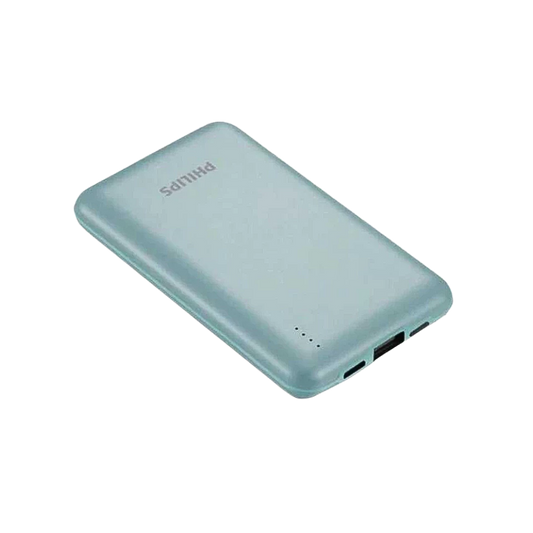 PHILIPS 10000MAH 22.5W (1XUSB-C, 1XUSB-A) POWERBANK BLUE