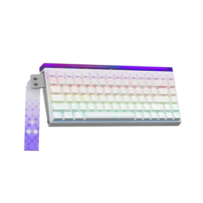 AULA HERO 84 HE MAGNETIC SWITCH KEYBOARD (BLACK KING SWITCH) WHITE CONTOUR