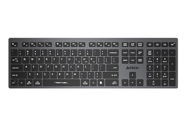 A4TECH FBX50C FSTYLER BLUETOOTH & 2.4G WIRELESS KEYBOARD (GRAY)