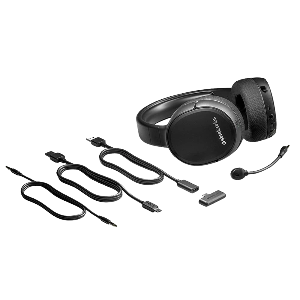 STEELSERIES ARCTIS 1 WIRELESS 4IN1 USB-C GAMING HEADSET (BLACK)