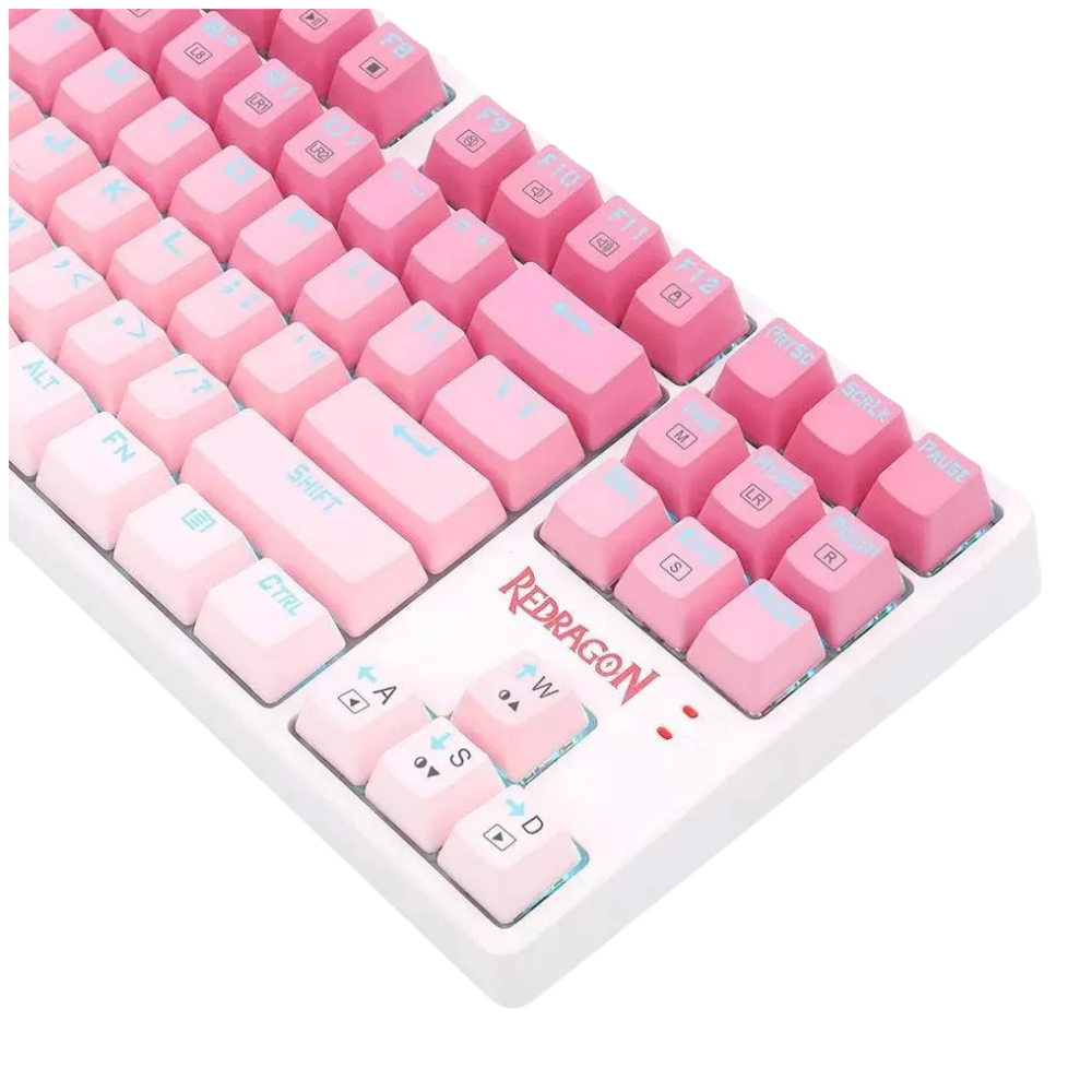 REDRAGON DAKSA MECHANICAL GAMING KEYBOARD (RED SWITCH) GRADIENT PINK