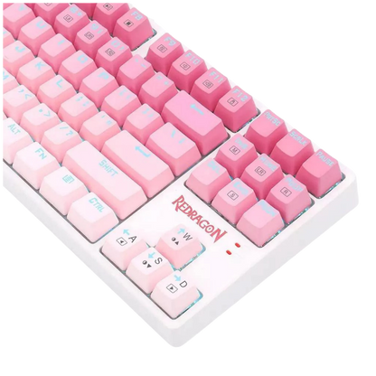 REDRAGON DAKSA MECHANICAL GAMING KEYBOARD (RED SWITCH) GRADIENT PINK