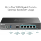 TPLINK ER7206 SAFESTREAM GIGABIT MULTI-WAN VPN ROUTER