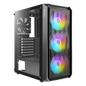 ANTEC NX292 MID TOWER CASE W/ TEMPERED GLASS SIDE PANEL, 4 RGB FANS (BLACK)