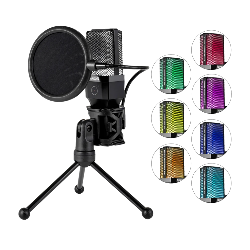 REDRAGON ADNE RGB USB STREAMING MICROPHONE