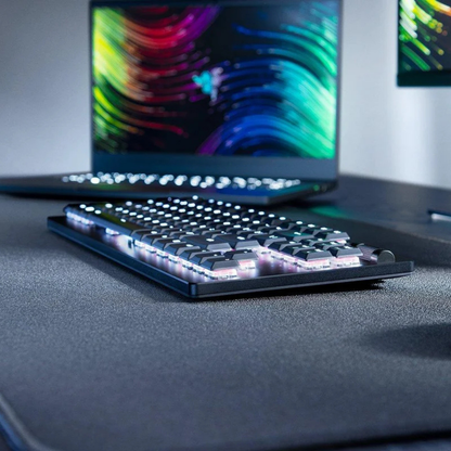 RAZER DEATHSTALKER V2 PRO TKL WIRELESS LOW-PROFILE GAMING KEYBOARD (RED SWITCH) BLACK