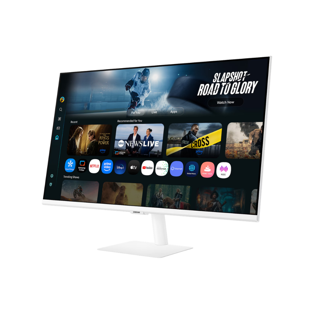 SAMSUNG M7 LS32FM701UEXXP 32" 4K UHD LED SMART MONITOR W/ SPKR WLMNT (2XHDMI, TYPE-C) WHITE