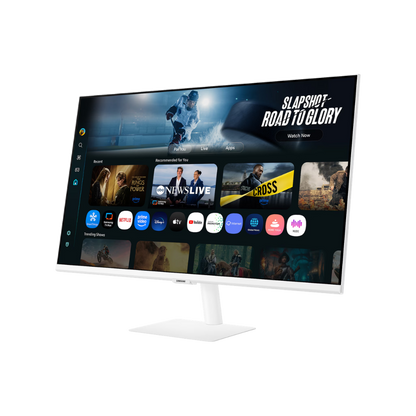 SAMSUNG M7 LS32FM701UEXXP 32" 4K UHD LED SMART MONITOR W/ SPKR WLMNT (2XHDMI, TYPE-C) WHITE