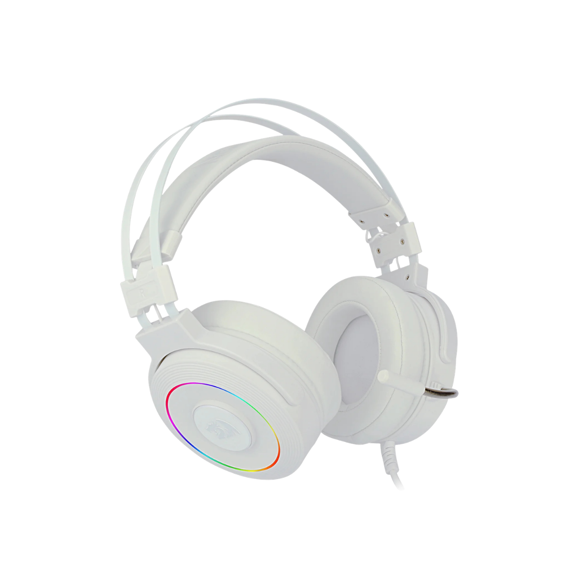 REDRAGON LAMIA2 RGB 7.1 VIRTUAL SURROUND USB GAMING HEADSET W/ STAND (WHITE)
