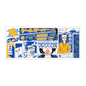 DOTTED AZURE 900X400MM DESK MAT (4MM)