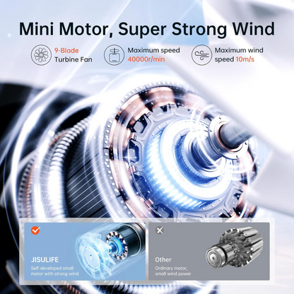 JISULIFE HANDHELD FAN LIFE9 3600MAH
