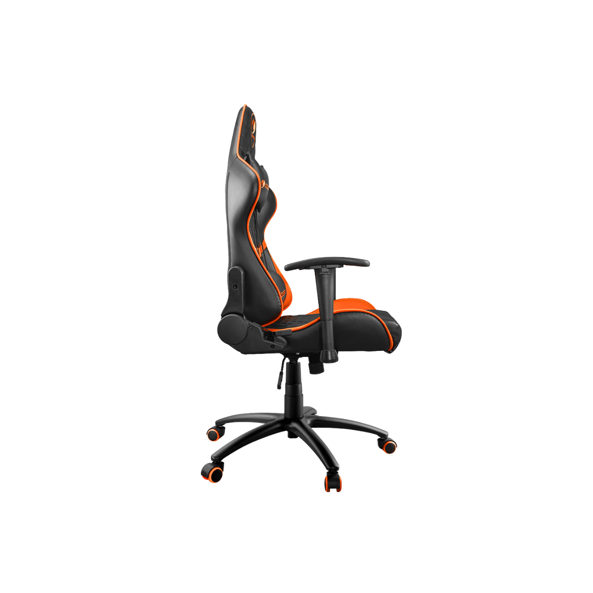 COUGAR ARMOR ONE GAMING CHAIR W/ HEADREST & LUMBAR CUSHION (BLACK/ORANGE)