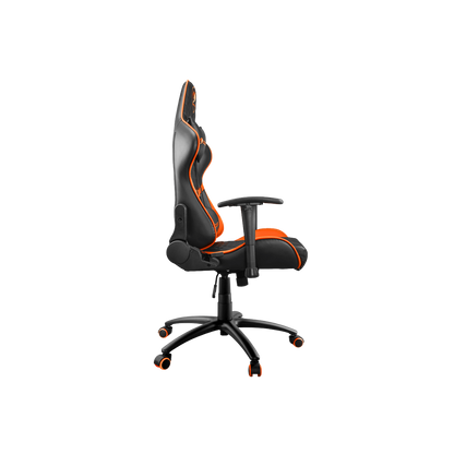 COUGAR ARMOR ONE GAMING CHAIR W/ HEADREST & LUMBAR CUSHION (BLACK/ORANGE)