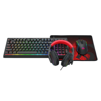 REDRAGON S148 4IN1 GAMING SET (KEYBOARD+MOUSE+HEADSET+MOUSE PAD)