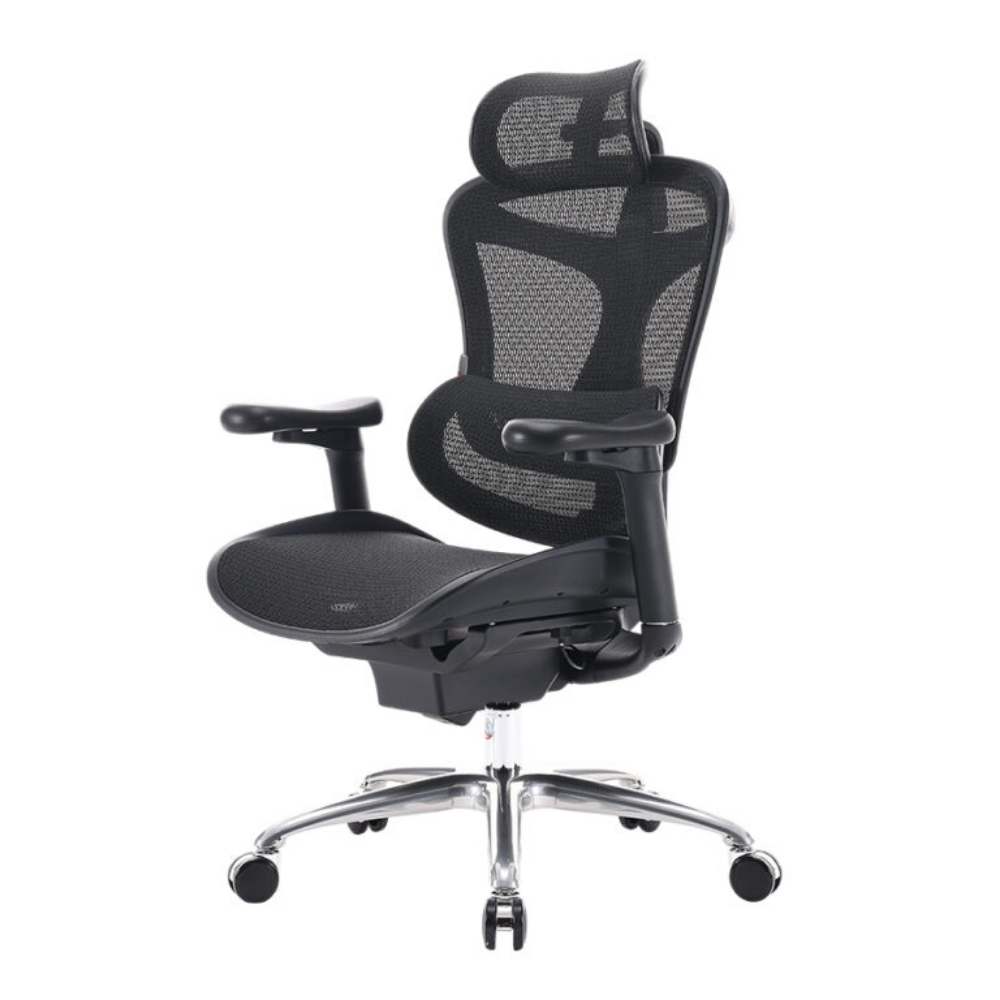 SIHOO DORO C300 (A3) ERGONOMIC CHAIR MESH SEAT W/ 3D HEADREST, 6D ARMREST & FOOTREST