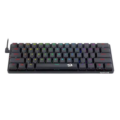REDRAGON ELISE PRO RGB TRI-MODE 60-KEY MECHANICAL GAMING KEYBOARD (RED SWTCH/SWAPPBL)