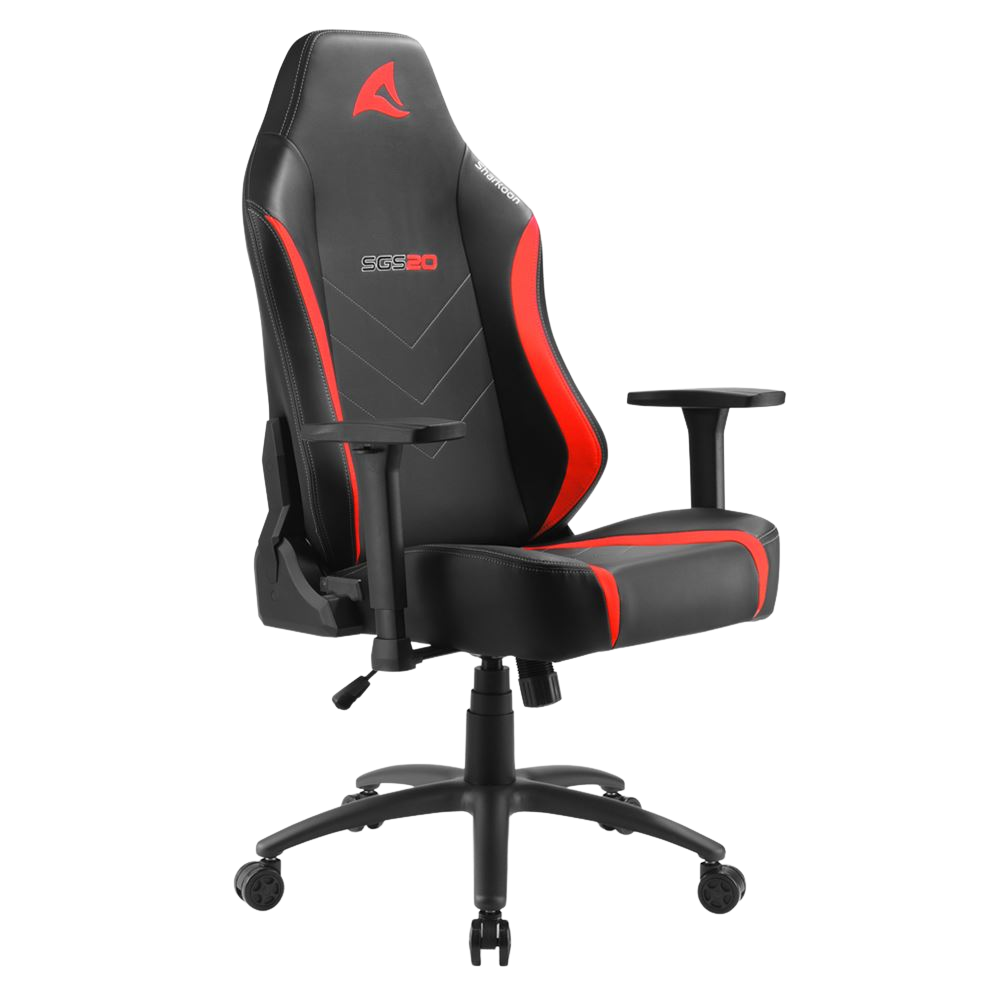 SHARKOON SKILLER SGS20 FABRIC GAMING CHAIR (RED)