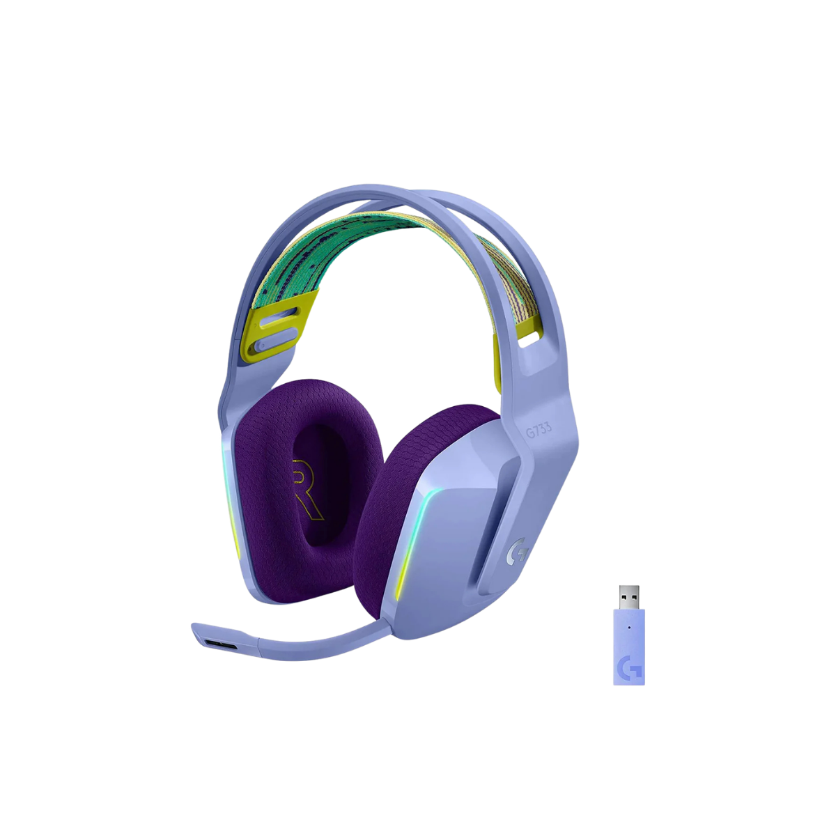 LOGITECH G733 LIGHTSPEED WIRELESS RGB GAMING HEADSET