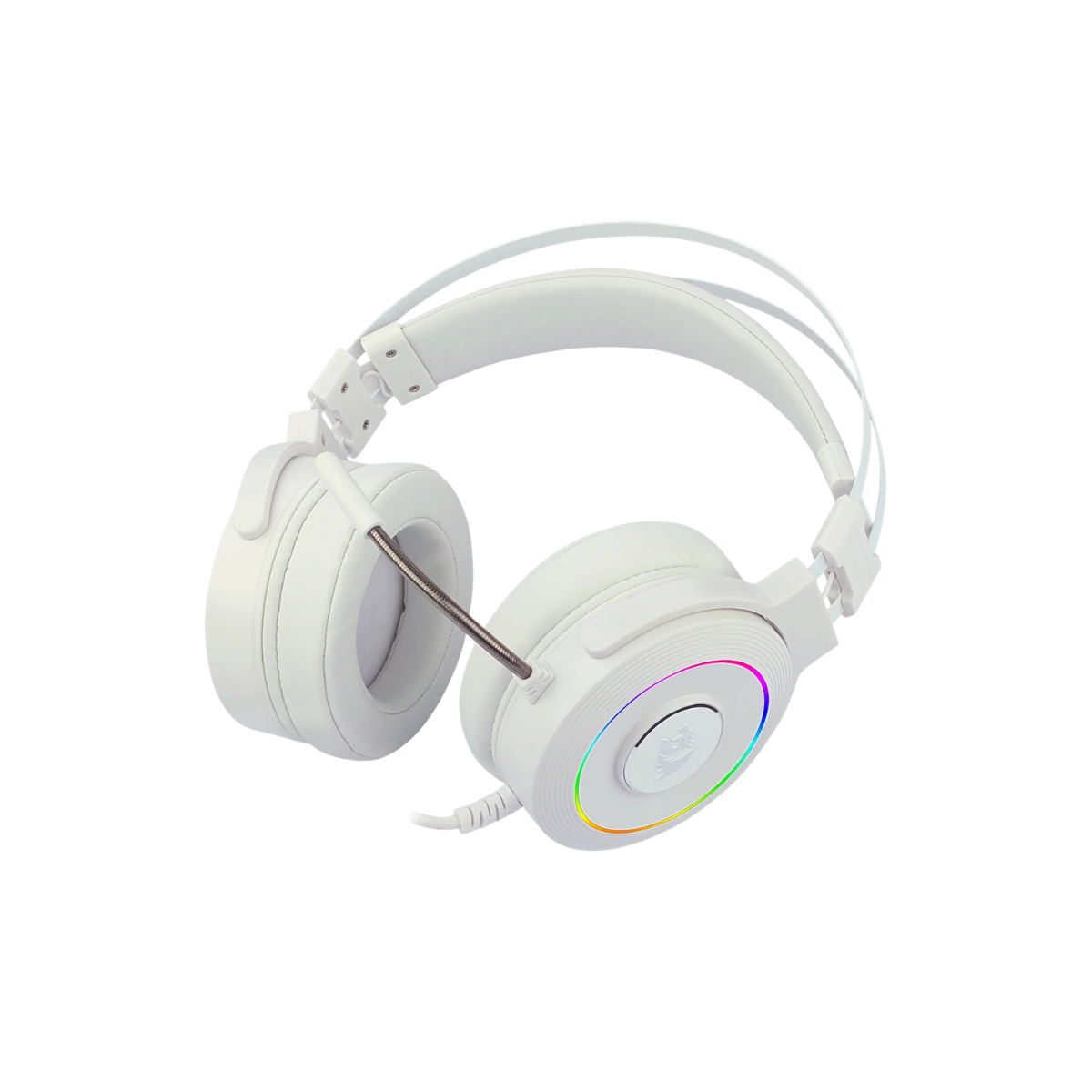 REDRAGON LAMIA2 RGB 7.1 VIRTUAL SURROUND USB GAMING HEADSET W/ STAND (WHITE)