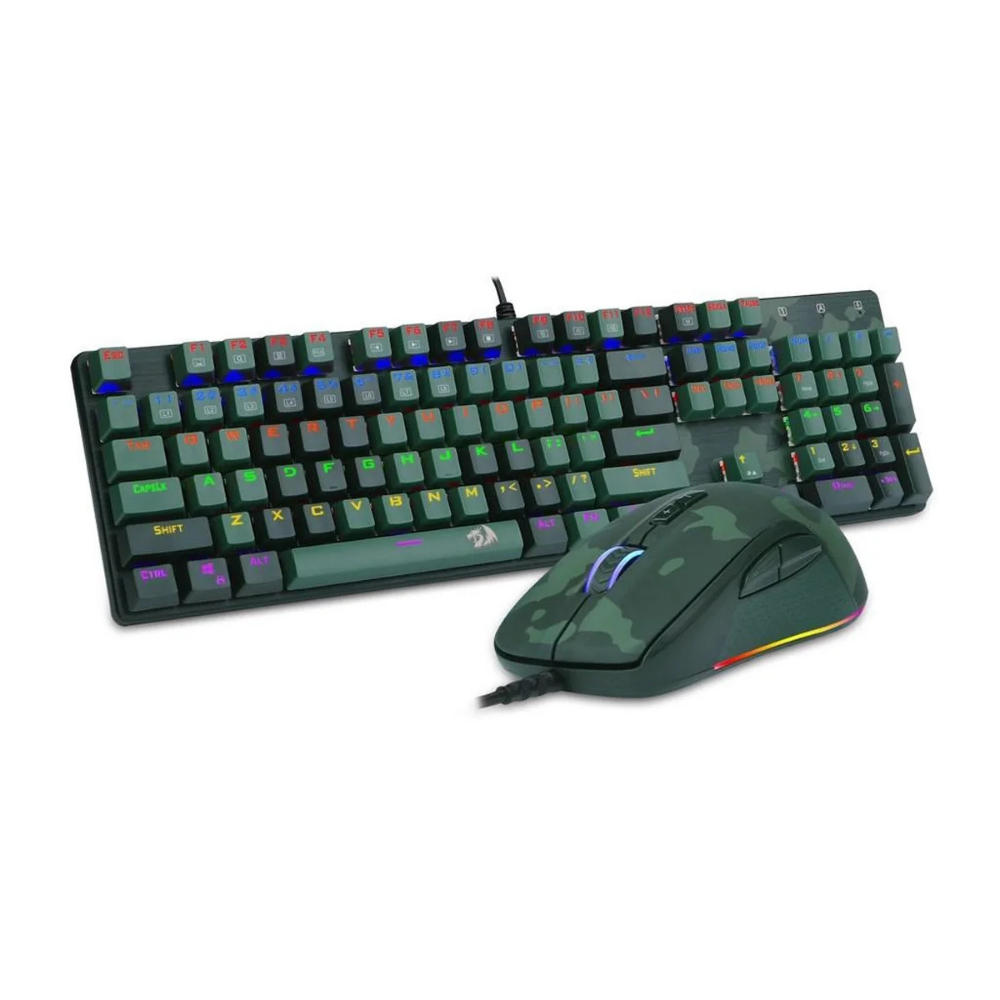 REDRAGON ST-01 MECHANICAL RGB GAMING KEYBOARD + RGB GAMING MOUSE