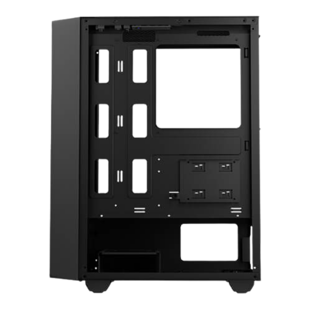 ANTEC NX270 TG MID TOWER GAMING CASE W/ TEMPERED GLASS SIDE PANEL, 2 RGB FANS (BLACK)