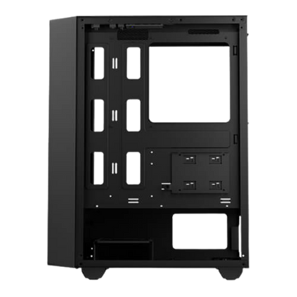 ANTEC NX270 TG MID TOWER GAMING CASE W/ TEMPERED GLASS SIDE PANEL, 2 RGB FANS (BLACK)