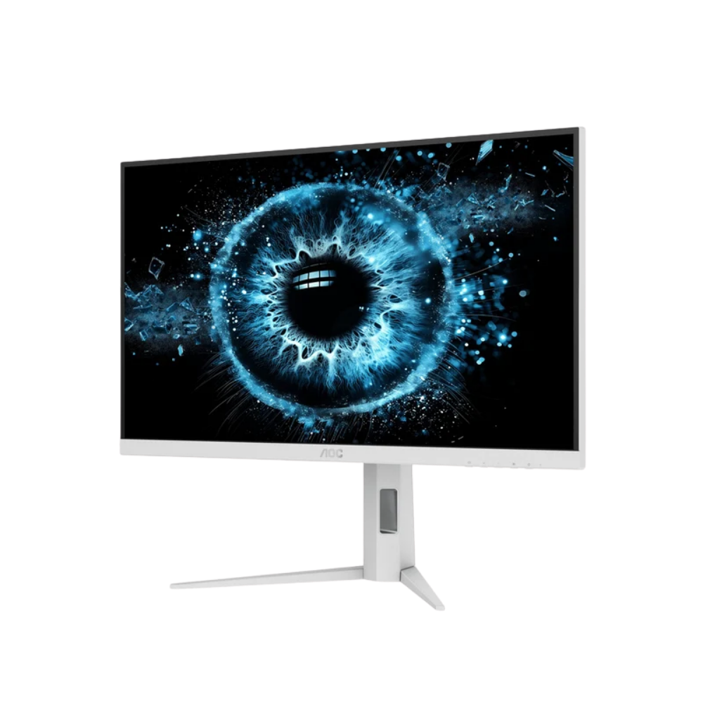 AOC Q27G4SL/WS 27" QHD LED IPS GAMING MONITOR 0.3MS 320HZ WLMNT W/ HAS (HDMI, DP) WHITE/SILVER