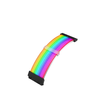 1STPLAYER STEAMPUNK 24PIN RGB PSU SLEEVED EXTENSION CABLE