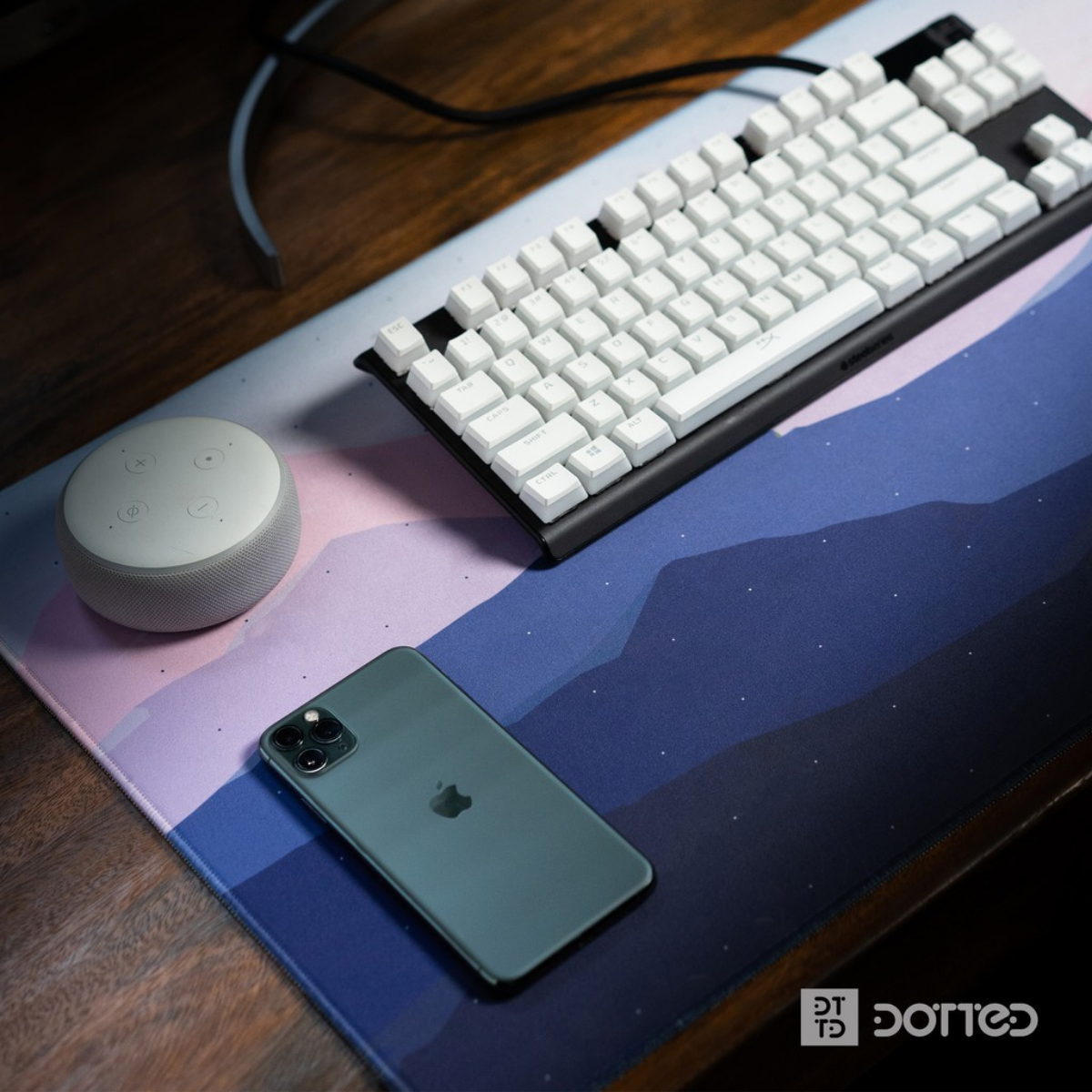 DOTTED MOUNTAIN RIDGE 900X400MM DESK MAT (4MM)