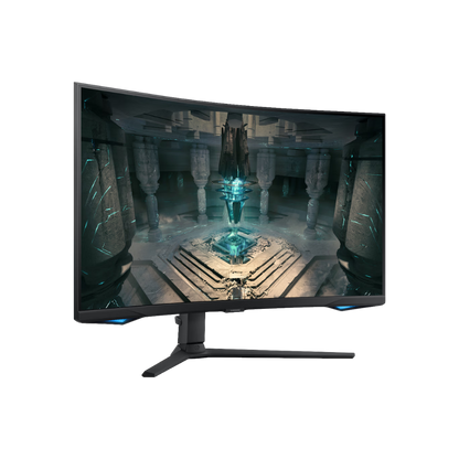 SAMSUNG ODYSSEY G6 LS32BG652EEXXP 32" QHD CURVE GAMING MONITOR 240HZ 1MS W/ SPKR WLMNT HAS (2XHDMI, DP)