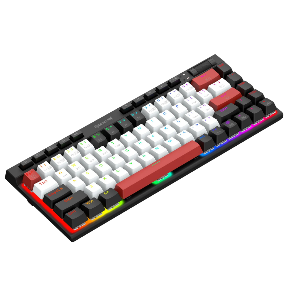 REDRAGON MAGIC-WAND MINI PRO RGB TRI-MODE MECHANICAL GAMING KEYBOARD (RED SWITCH)