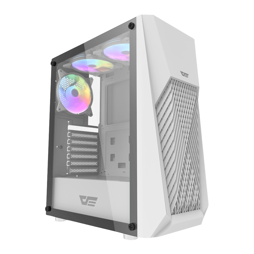 DARKFLASH DK150 ATX TOWER CASE W/ TEMPERED GLASS SIDE PANEL 3FANS