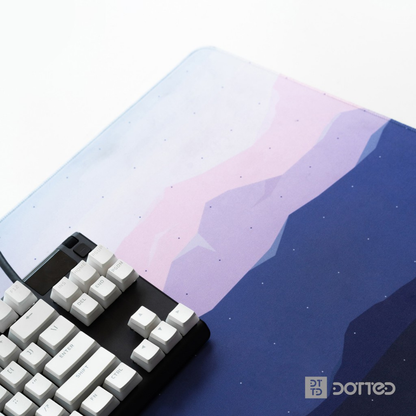 DOTTED MOUNTAIN RIDGE 900X400MM DESK MAT (4MM)