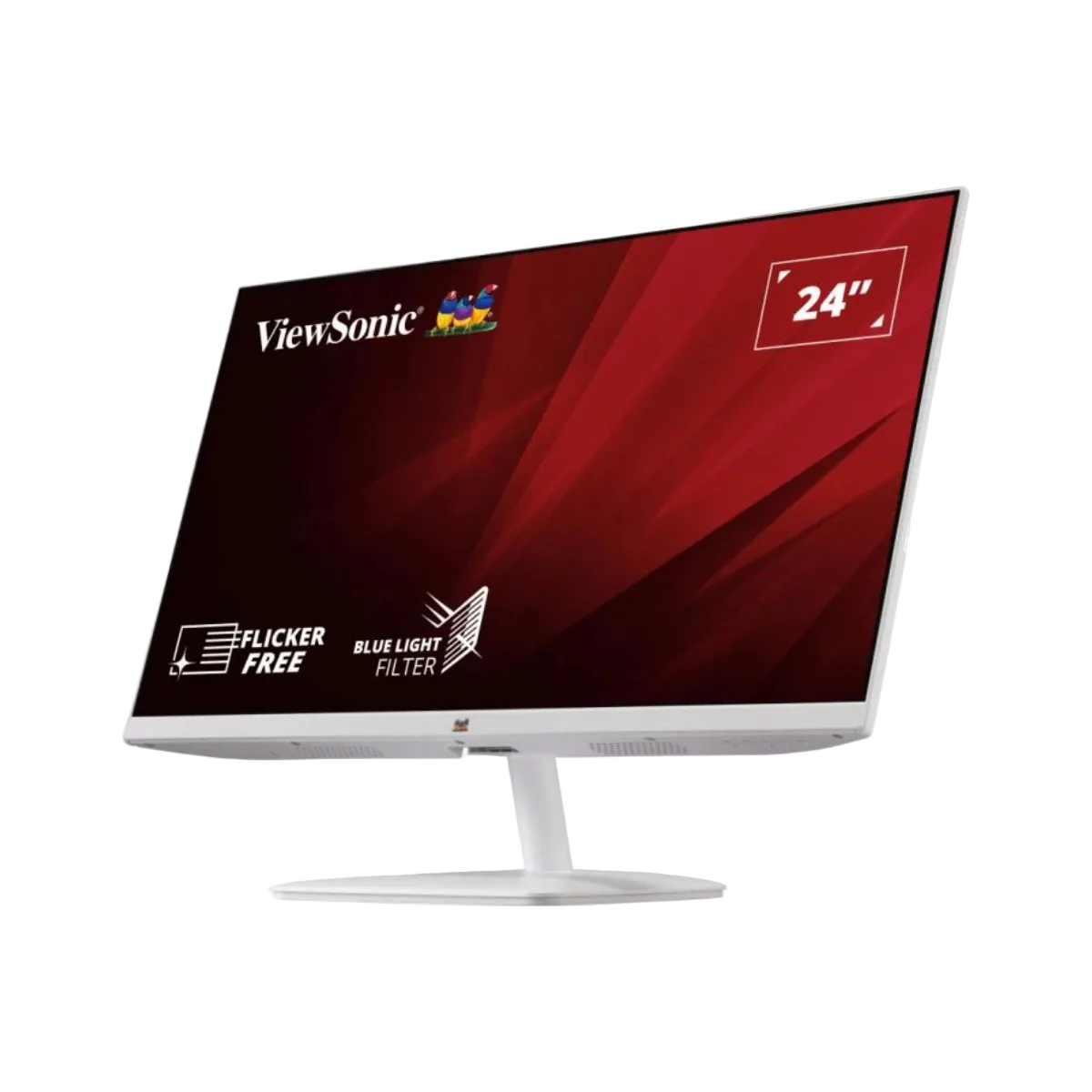 VIEWSONIC VA2430-H-W-6 23.8" WIDE FULL HD LED MONITOR WLMNT (VGA, HDMI) (WHITE)