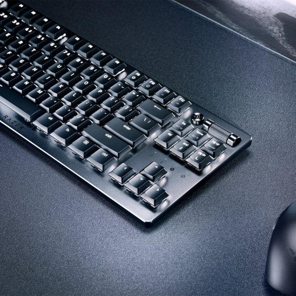 RAZER DEATHSTALKER V2 PRO TKL WIRELESS LOW-PROFILE GAMING KEYBOARD (RED SWITCH) BLACK
